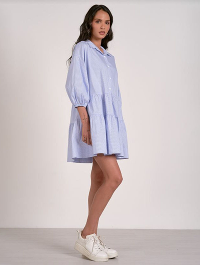 3/4 Sleeve Collared Dress