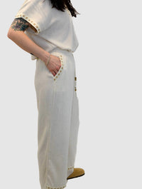 Aztec Detail Flowy Pant