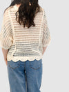 Crochet Short Sleeve Top