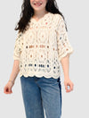 Crochet Short Sleeve Top