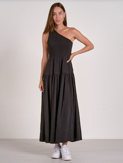 One Shoulder Maxi Dress