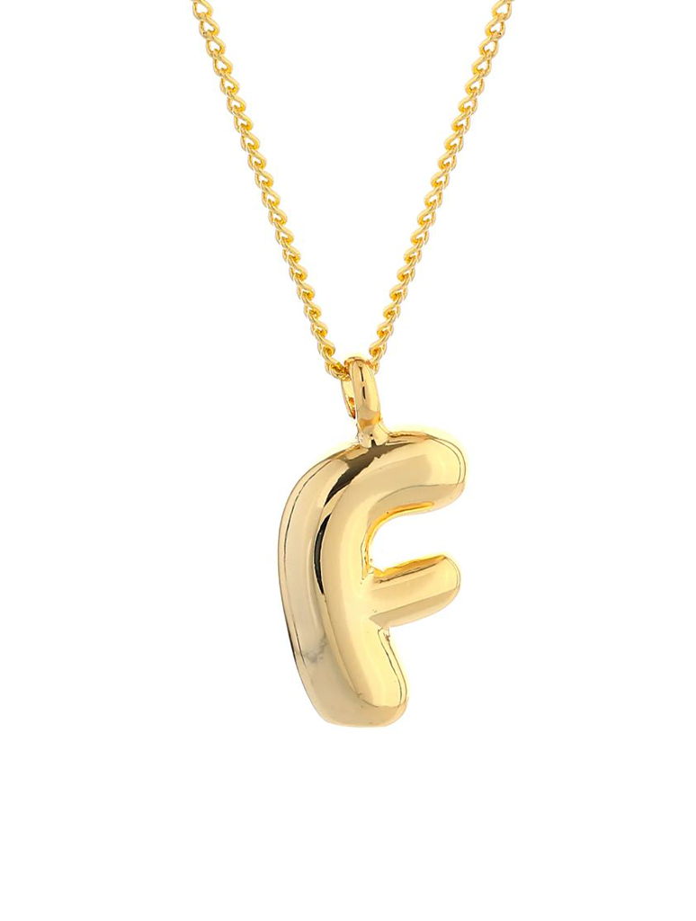 14K Gold Dipped Initial Necklace