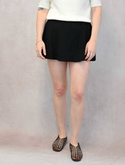 Flirty Scuba Mid Rise Skort