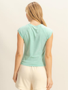 Basic Raglan Cap Sleeve Tee