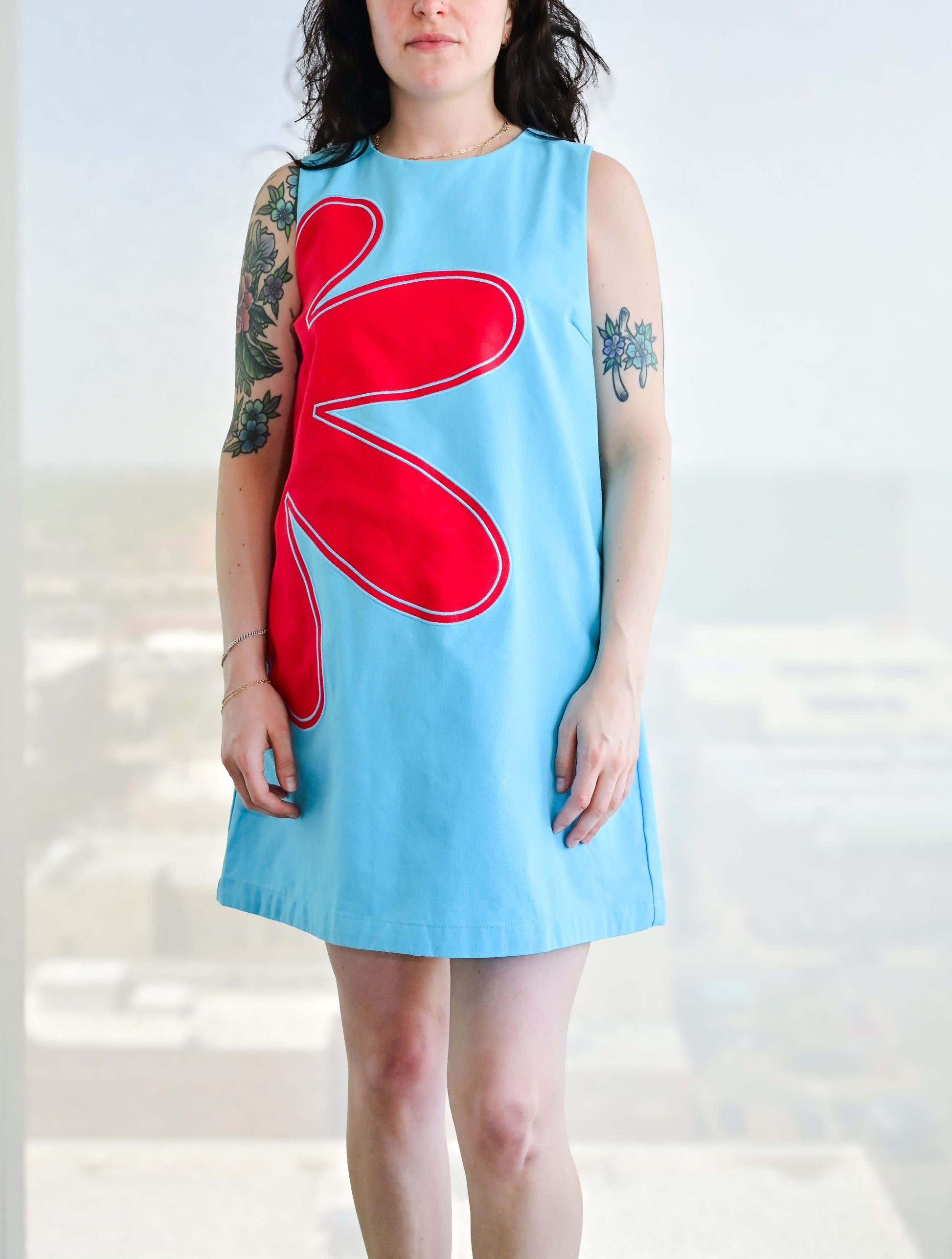 Mod Floral Dress