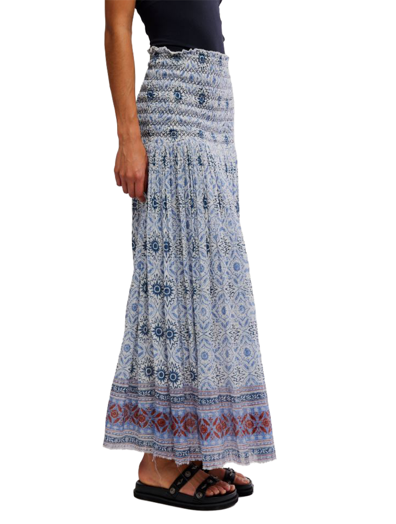 Free People Ravenna Printed Maxi Skirt