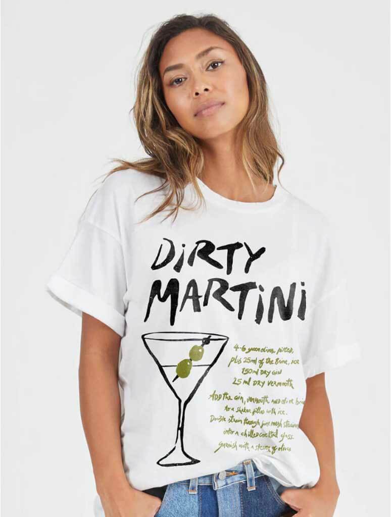 Dirty Martini Boyfriend Tee