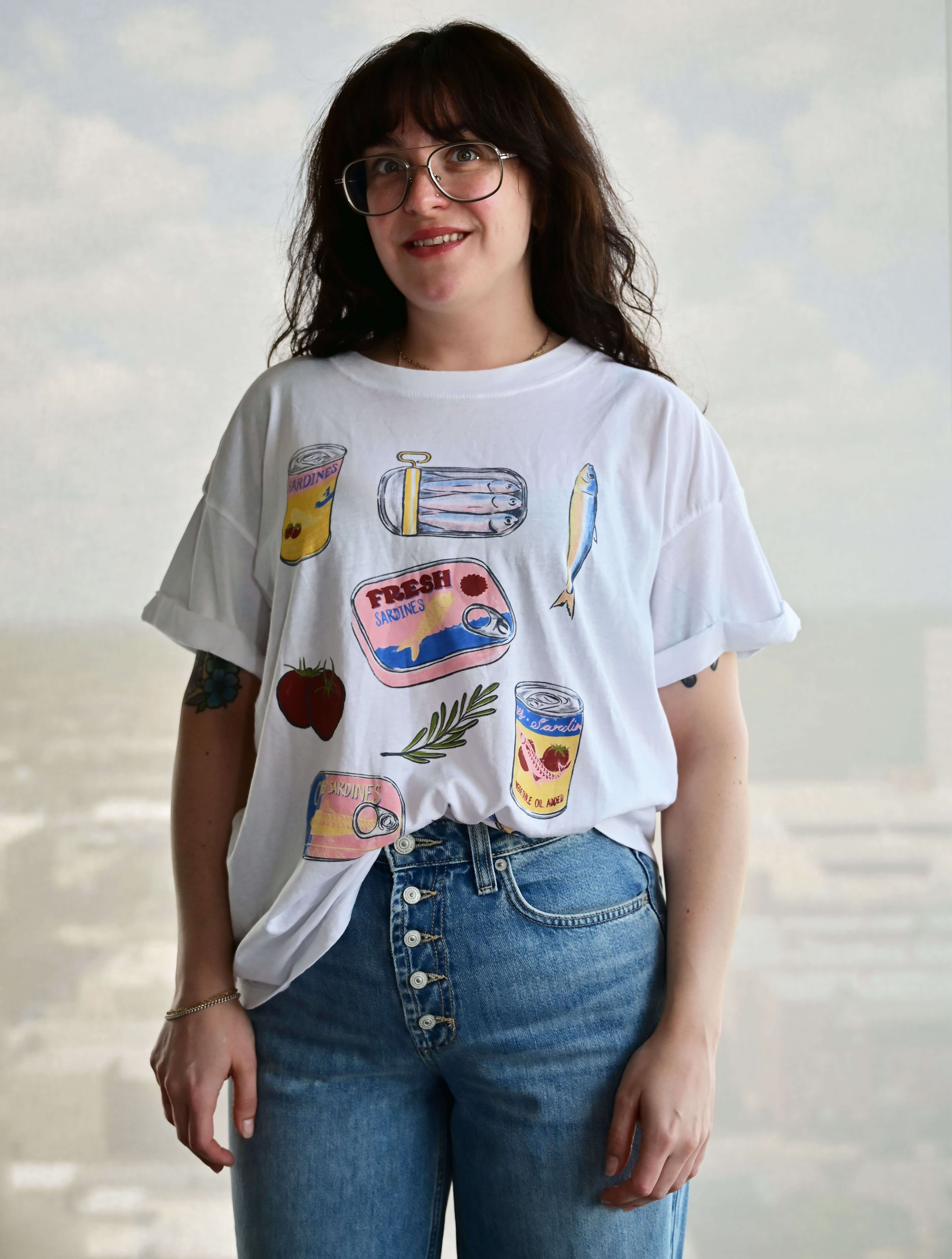 Sardine Cans Boyfriend Tee