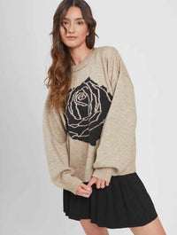 Rose Sweater in Sand
