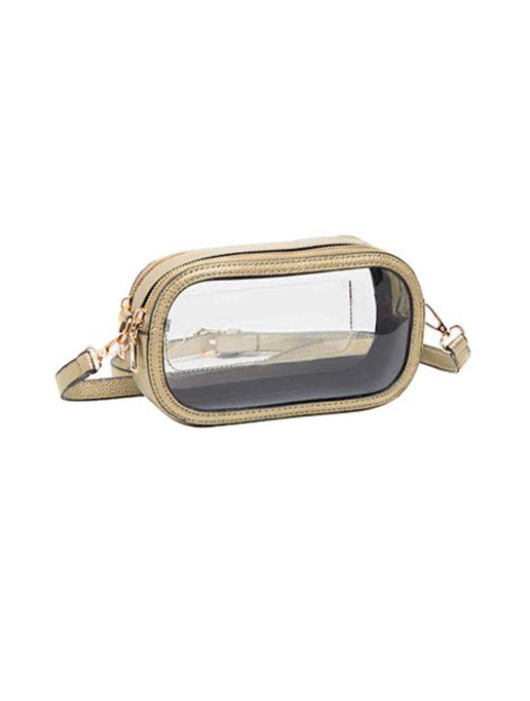 Rectangle Clear Crossbody Bag