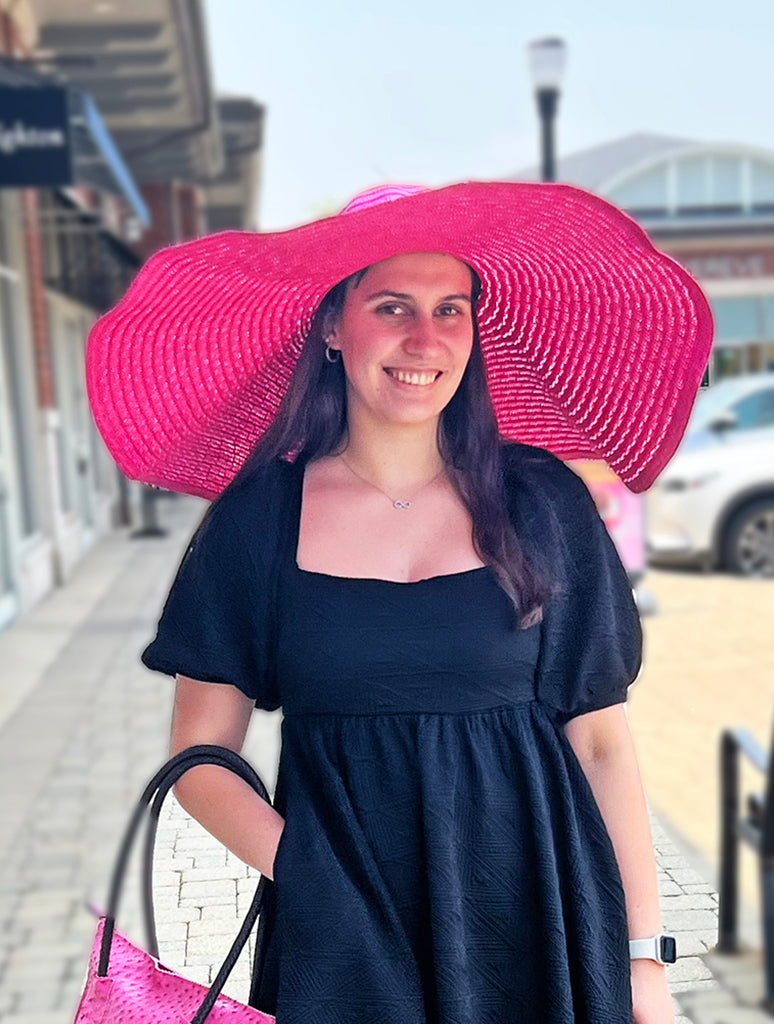 Floppy Sun Hat in Fuchsia