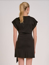 Short Sleeve Side Tie Dress