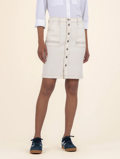 Kut From The Kloth Isla- Pencil Skirt with Contrast Stitching