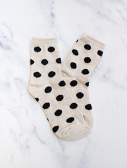 Polka Dots Puff Socks