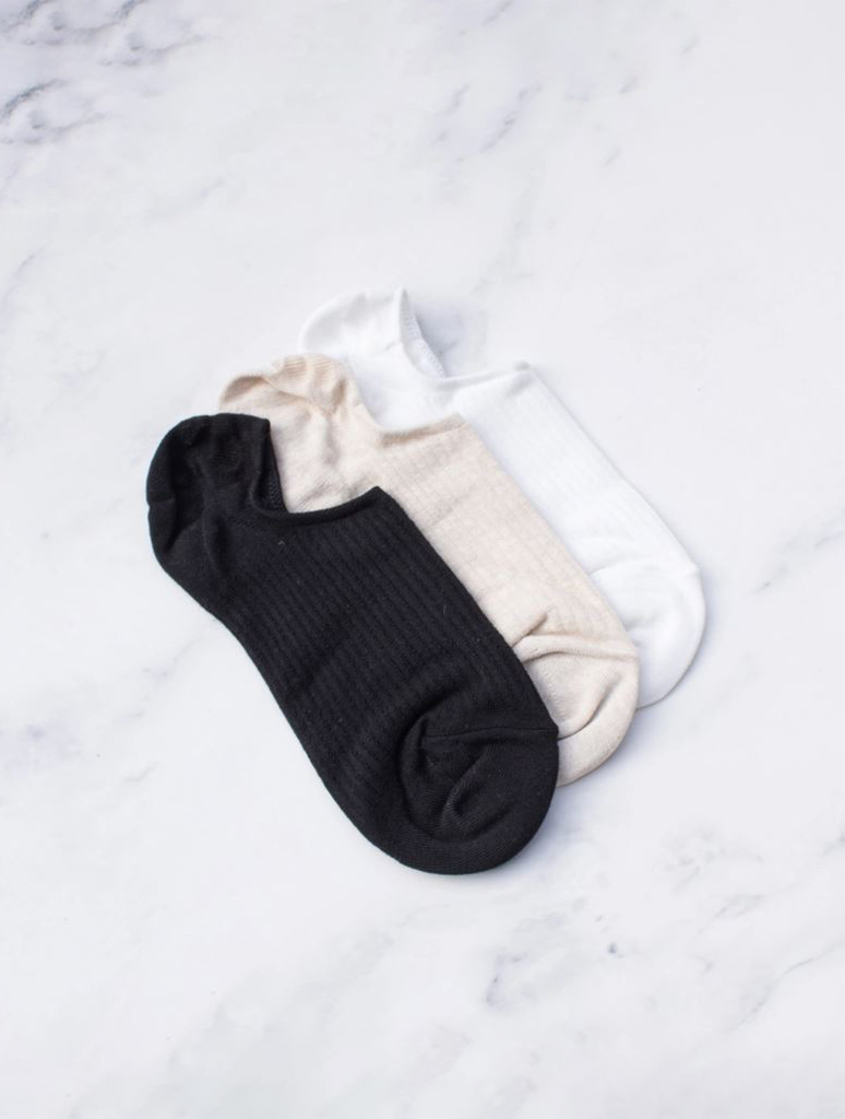 Basic No Show Socks Set