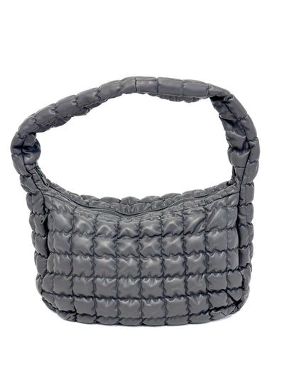 Large Quilted Bag in Grey