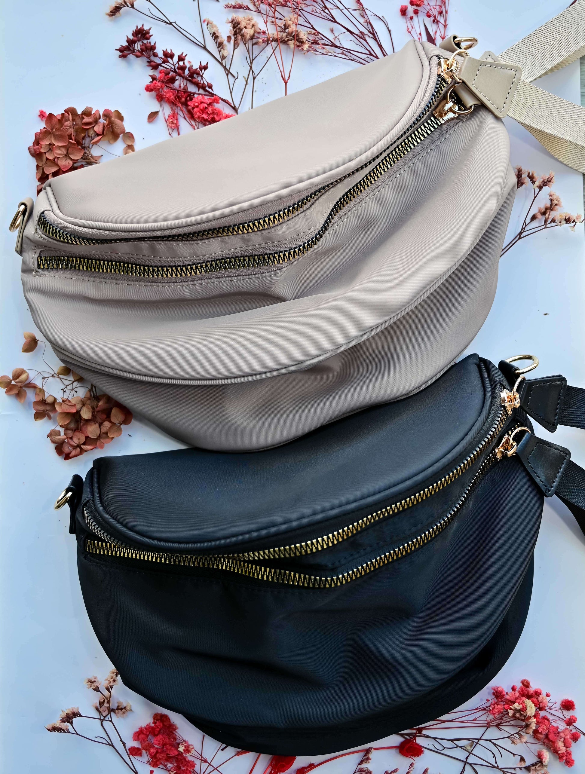 Solid Crossbody Bag
