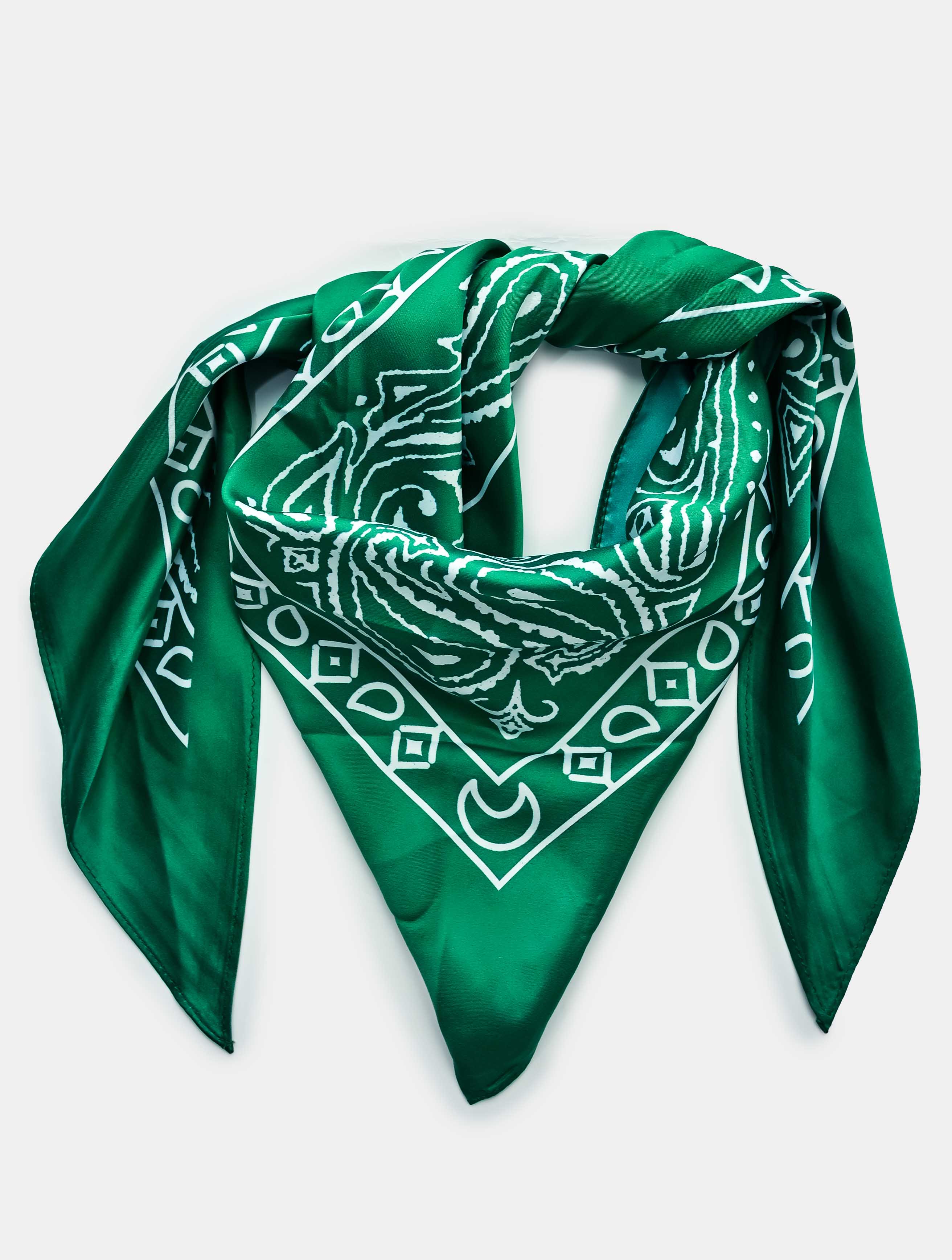 Printed Triangle Scarf