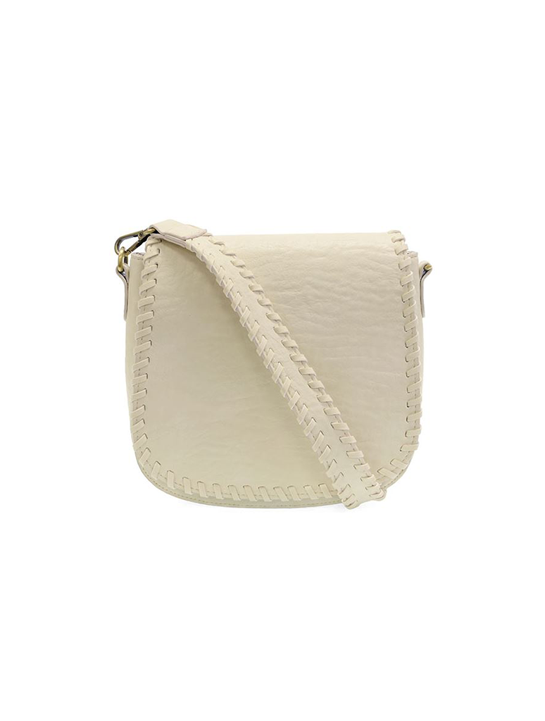 Annie Whipstitch Saddle Convertible Crossbody Bag