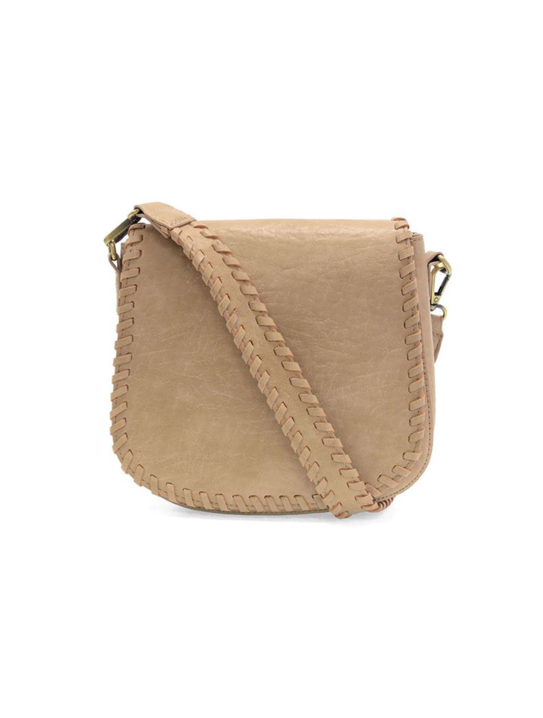 Annie Whipstitch Saddle Convertible Crossbody Bag