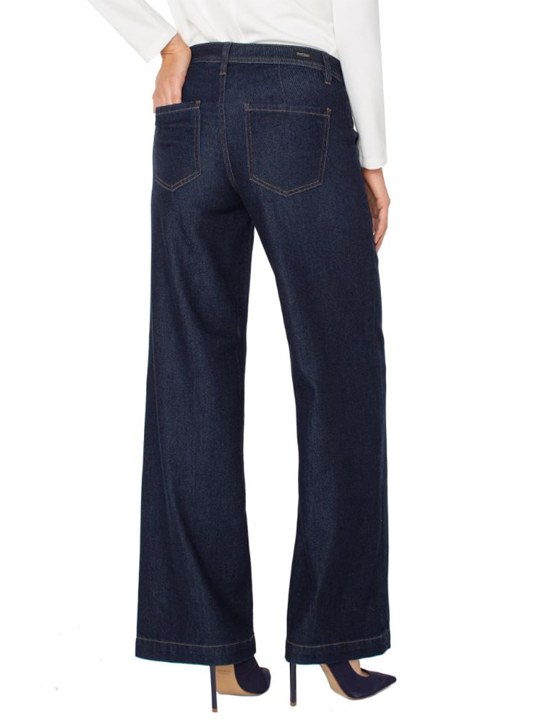 Liverpool Trouser Wide Leg with Seaming