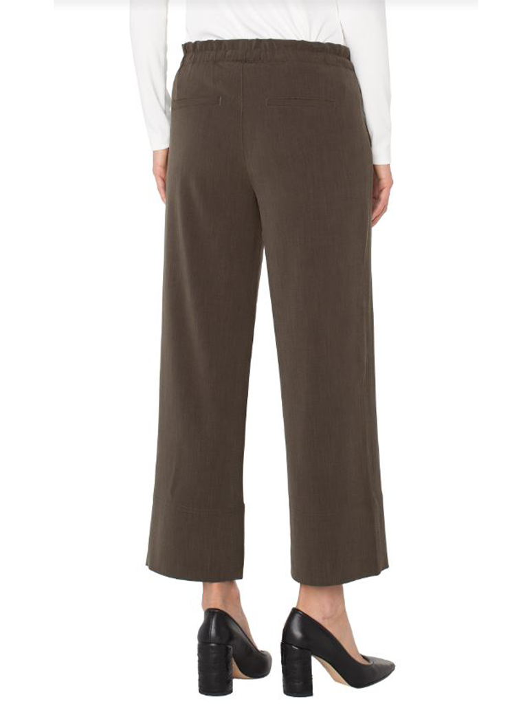 Liverpool Pull On Tie Waist Wide Leg Pant