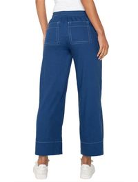 Liverpool Pull On Drawstring Wide Leg Pant