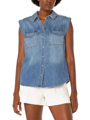 Liverpool Sleeveless Shirt with Pockets