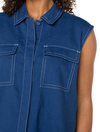 Liverpool Sleeveless Cargo Shirt