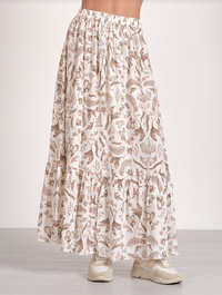 Printed Maxi Skirt