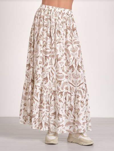 Printed Maxi Skirt