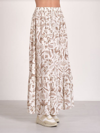 Printed Maxi Skirt