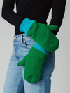 Color-Block Knit Mittens (Final Sale)