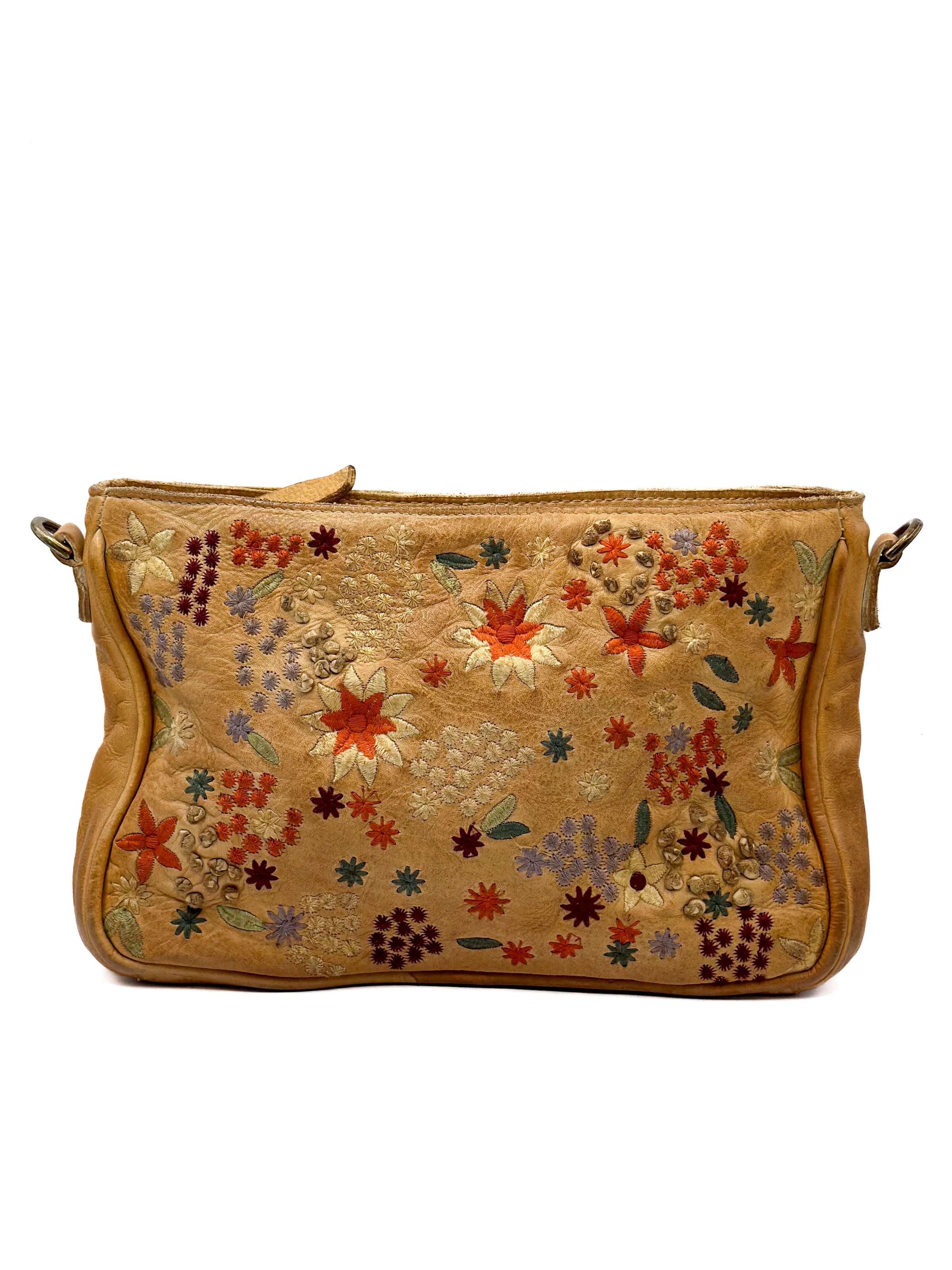 Latico Meadow Handcrafted Leather Crossbody in Mustard