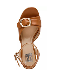 DV Merie Buckle Detail Platform Heel Sandal