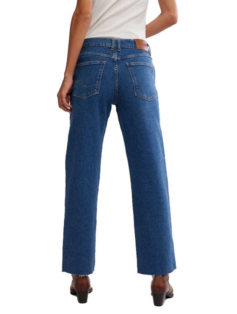 Free People Risk Taker Mid Rise Straight Jean