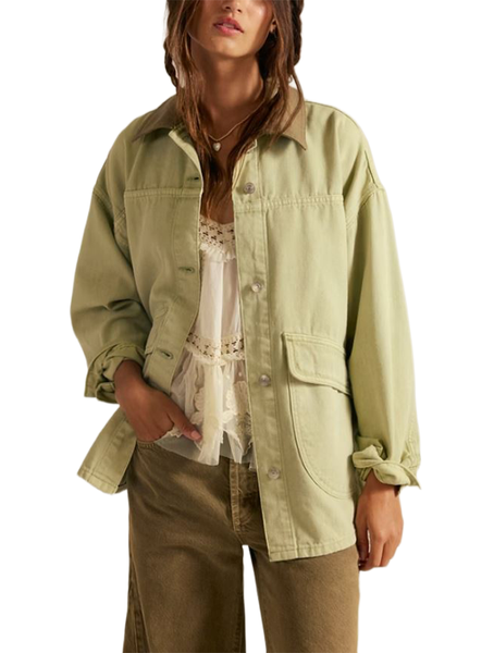 Free People Lemon Denim Jacket – JAYNE Boutique