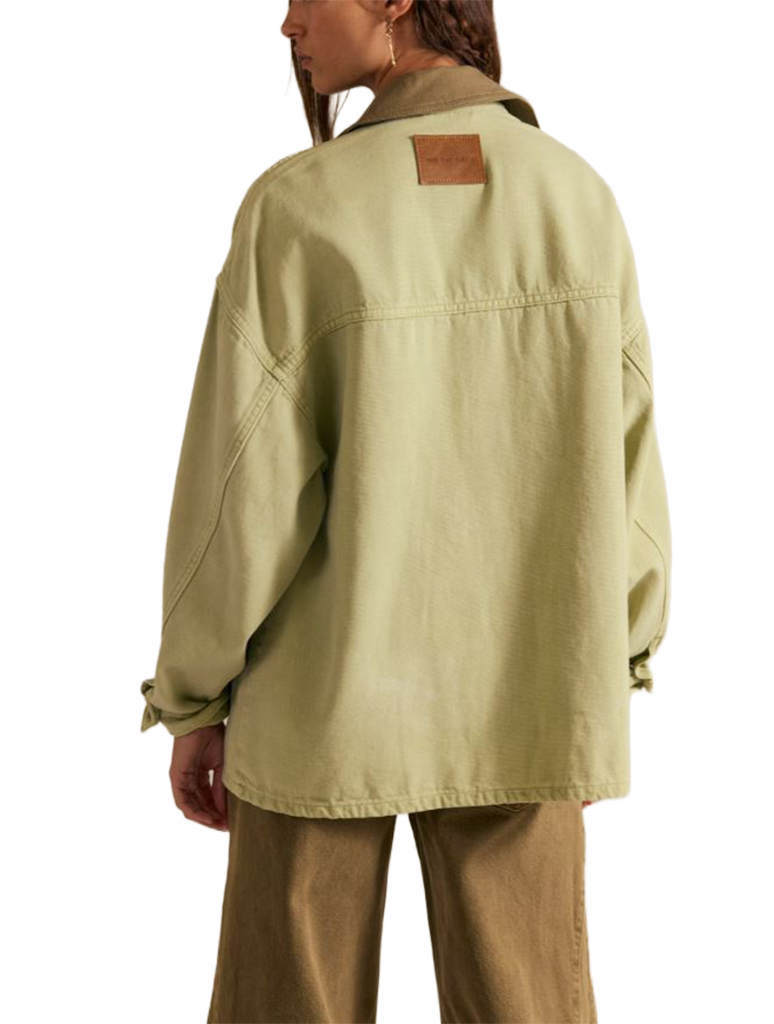 LOUNIE アウトポケットブルゾン オリーブ・アイボリー 40 Free People Lemon Denim Jacket – JAYNE Boutique
