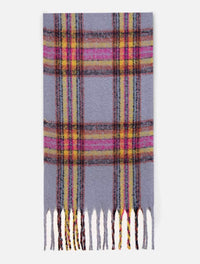 Vibrant Colorful Plaid Scarf (Final Sale)