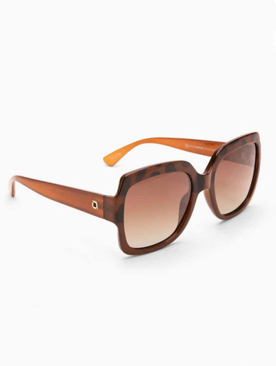 Asana Sunglasses in Two Tone Brown