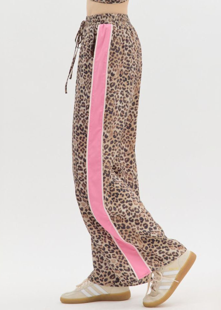 Leopard Print Track Pant