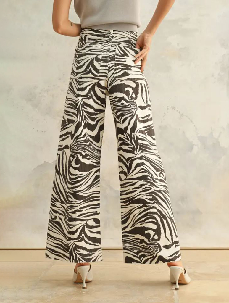 Zebra Print Stretch Pant
