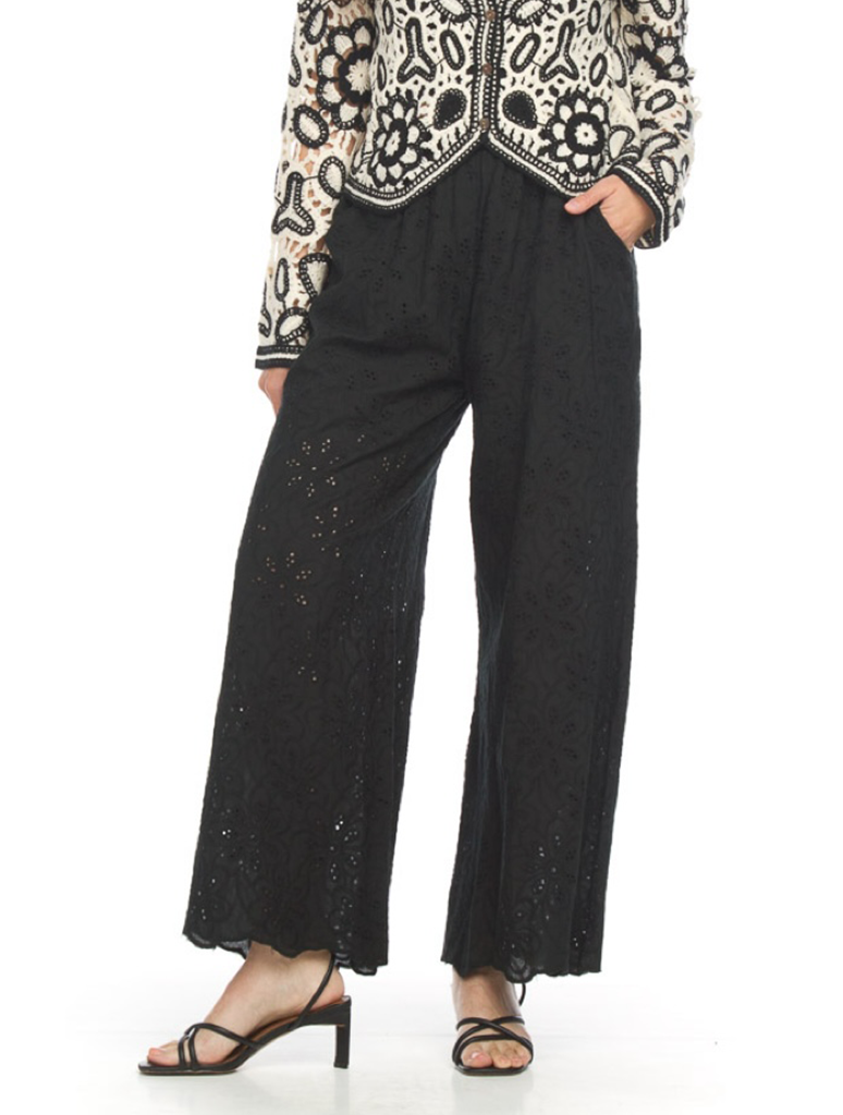 Eyelet Pants
