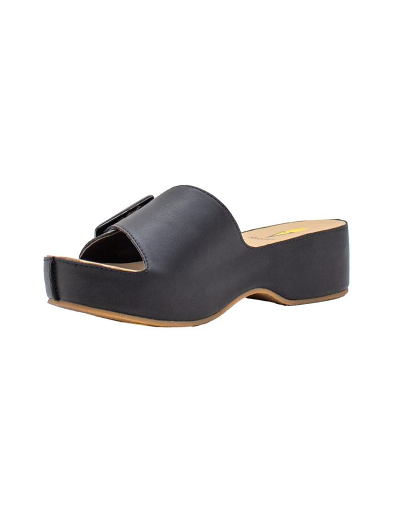 Volatile Bertha Shell Buckle Slide Sandal