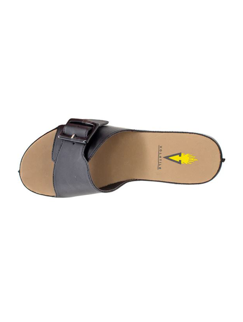 Volatile Bertha Shell Buckle Slide Sandal