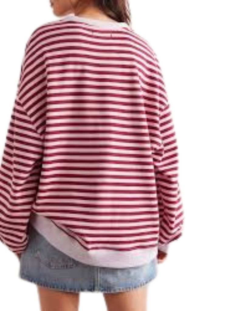 Rosy Monster stripe sweat tops き & pant