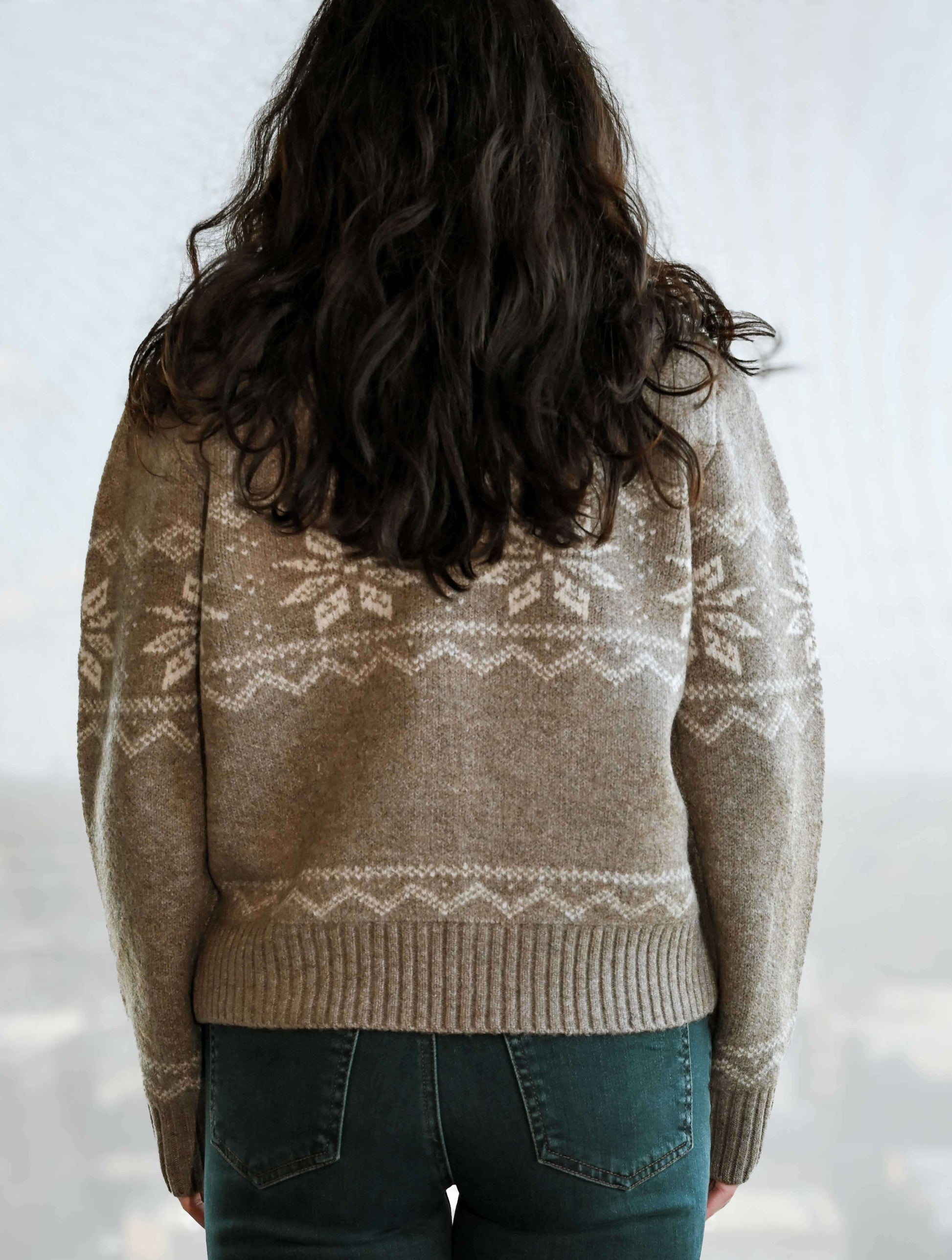 Nayeli Long Sleeve Crewneck Cardigan