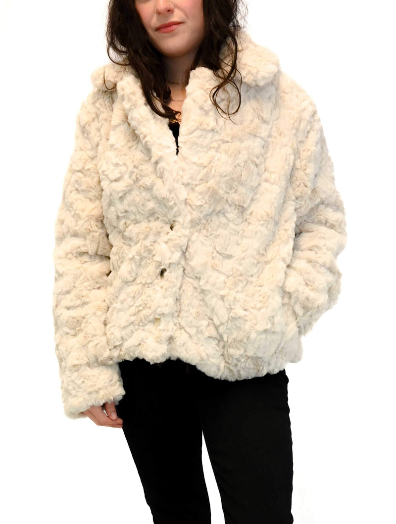 Faux Fur Cropped Jacket