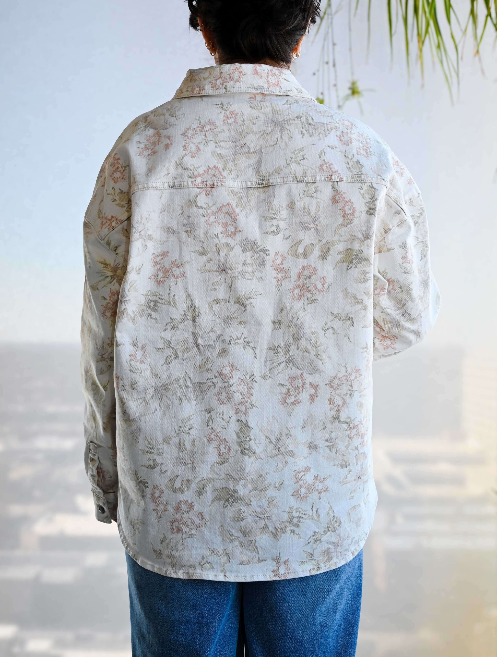 Sadina Stretch Twill Long Sleeve Shirt