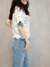 Thekla Short Sleeve Crochet Shirt